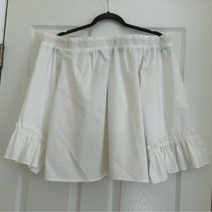 White off the shoulder blouse